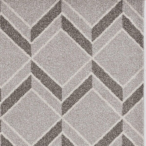Homeroots 63 x 91 in. Grey Polypropylene Rug 375020 - main